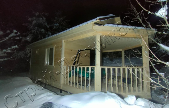 3 Брусовая баня  Б-31, 8x4.5м, 32,5 М², Новгородская область, г. Малая Вишера. (5)